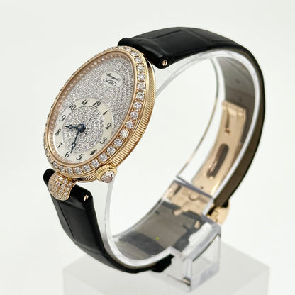 Breguet Reine de Naples 8928BR 18K Rose Gold Factory Diamonds Automatic Watch 2023 Excellent Full Set