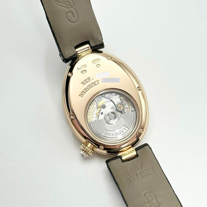 Breguet Reine de Naples 8928BR 18K Rose Gold Factory Diamonds Automatic Watch 2023 Excellent Full Set