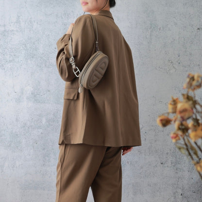 Hermès In the Loop Waist/Crossbody Bag, Etoupe Swift Leather, Silver Palladium Hardware, Z Stamp
