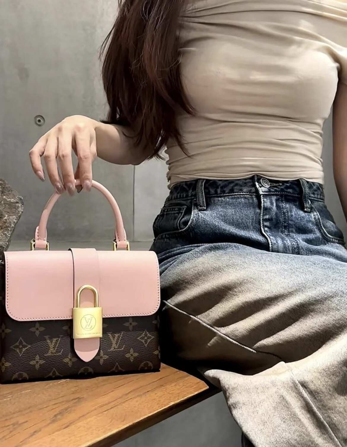 Louis Vuitton Locky BB Handbag