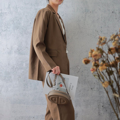 Hermès In the Loop Waist/Crossbody Bag, Etoupe Swift Leather, Silver Palladium Hardware, Z Stamp