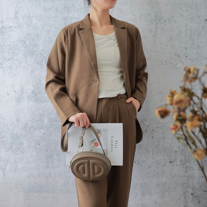 Hermès In the Loop Waist/Crossbody Bag, Etoupe Swift Leather, Silver Palladium Hardware, Z Stamp